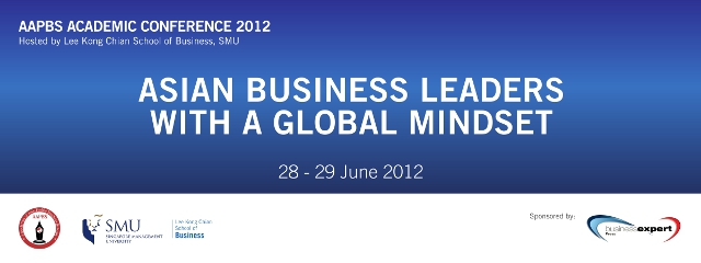 2012 AAPBS Academic Conference: Asian Business Leaders with a Global Mindset